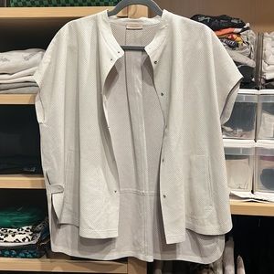 Maison Ullens Lamb Leather Perforated Vest